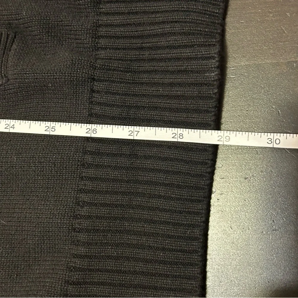 Banana Republic Men’s Full Zip Black Cardigan Sweater Fall Winter Size XL